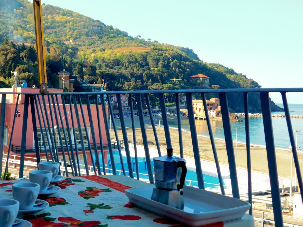 Bilocale Con Favolosa Vista Mare Levanto Buitenkant foto